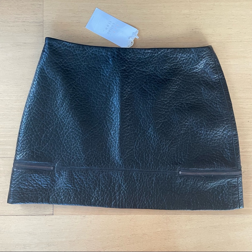 Zara Trafaluc Collection Faux Leather Mini Skirt